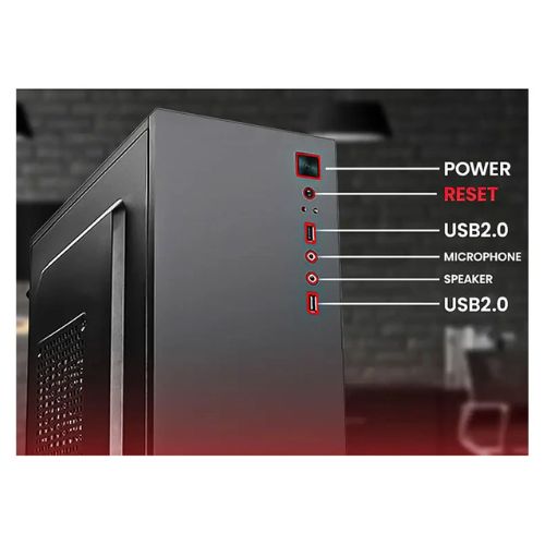 Power Train PT-M177B ATX Case With PSU