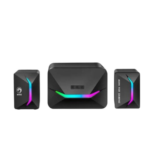 Marvo SG 235 RGB 2:1 Stereo Black Gaming Speaker