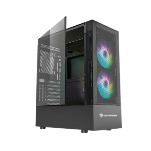 Revenger GHOST 2 Mid Tower RGB ATX Black Gaming Case