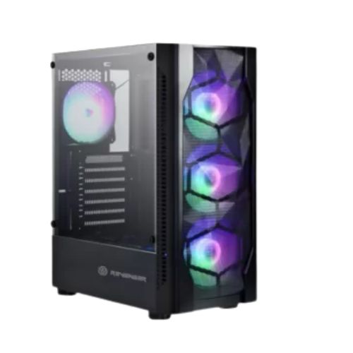 Revenger HAWA Mid Tower ATX RGB Black Gaming Case