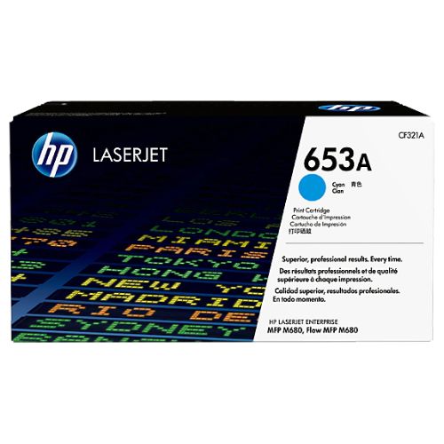 HP 653A Cyan Original LaserJet Toner Cartridge