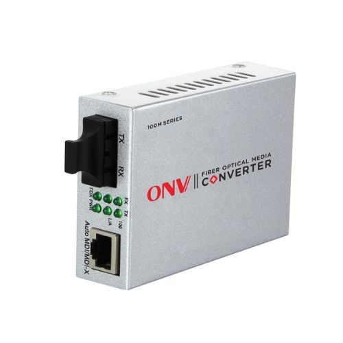 ONV 0110S-SCX-O-B 10 to 100Mbps 2 Port Single Mode Single Fiber Media Converter