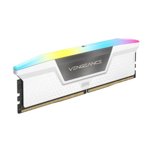 Corsair Vengeance RGB 16GB DDR5 5600MHz White Heatsink Desktop RAM