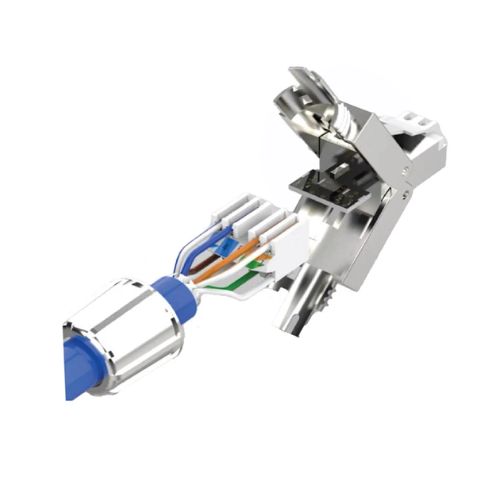 SAFENET CAT6A Shielded Toolless RJ45 Plug Connector