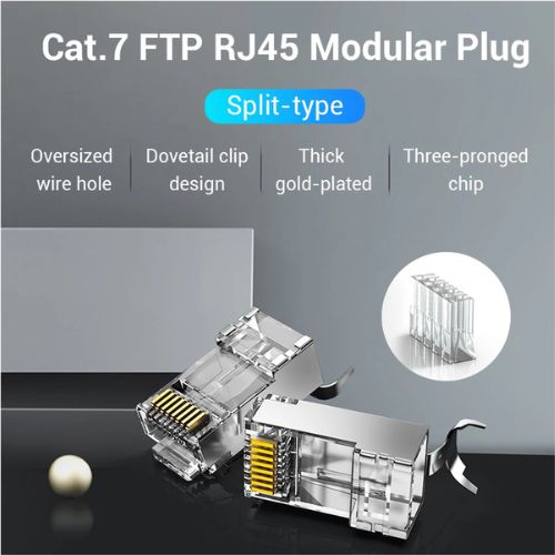 Vention IDER0-10 CAT-7 RJ45 FTP Connector