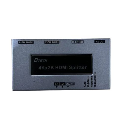DTech DT 7212 4K 1 To 2 HDMI Splitter