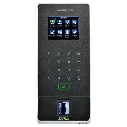 ZKTeco ProCapture-X Fingerprint Standalone Access Control And Time Attendance