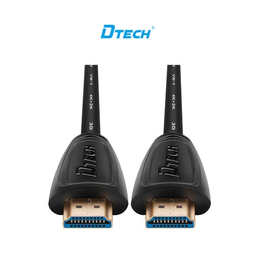 Dtech DT-H005 HDMI CABLE 19+1 PURE COPPER HD VIDEO 3M BLACK