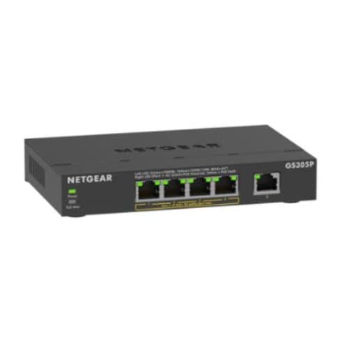 Netgear GS305P 4 Port PoE Switch Gigabit Ethernet