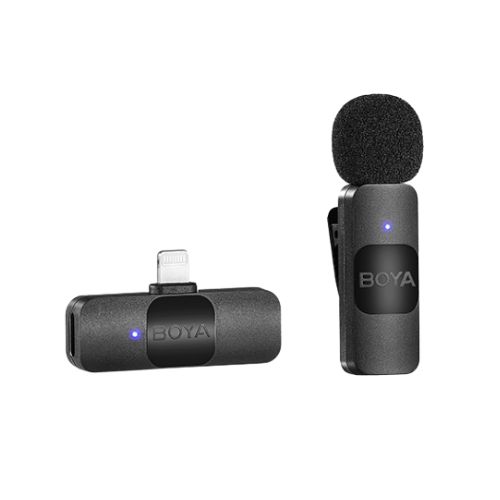 Boya BY-V1 Ultracompact Wireless Microphone for iOS Device