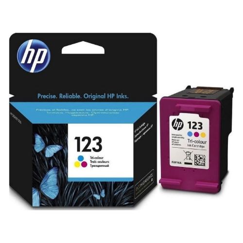HP 123 Tri-color Original Ink Cartridge
