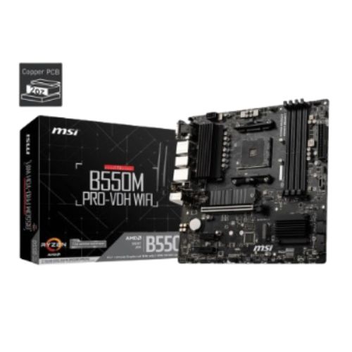 MSI B550M PRO-VDH Wi-Fi AMD Motherboard