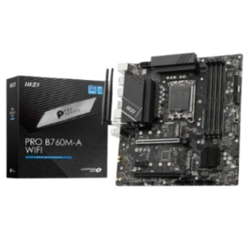 MSI PRO B760M-A WIFI mATX Motherboard