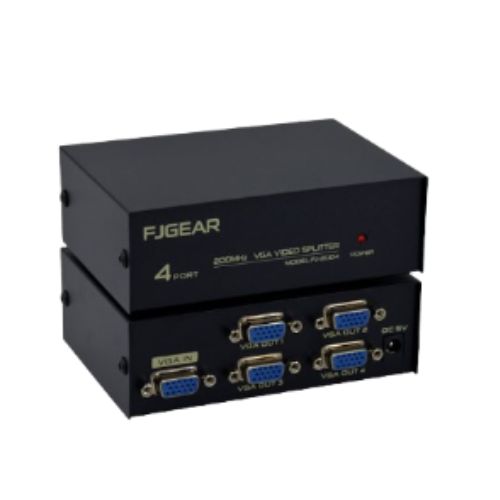 FJGear FJ-2004 4 Port VGA Splitter