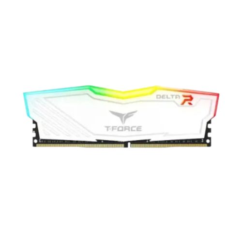 TEAM T-FORCE DELTA RGB WHITE 8GB 3200MHz DDR4 Gaming RAM