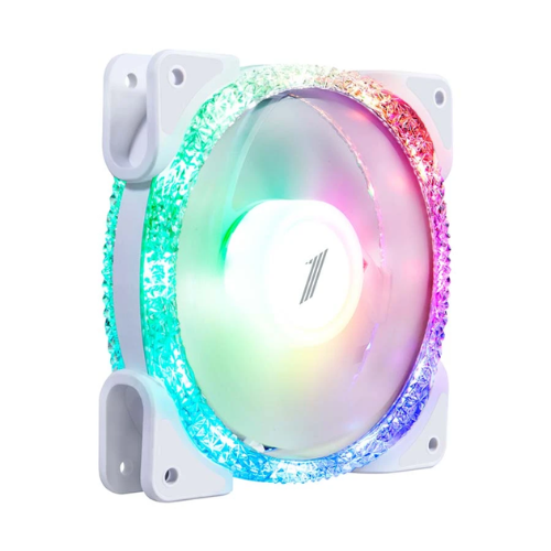 1STPLAYER M1-D ARGB 3 in 1 Combo Casing Fan White with Controller and Hub