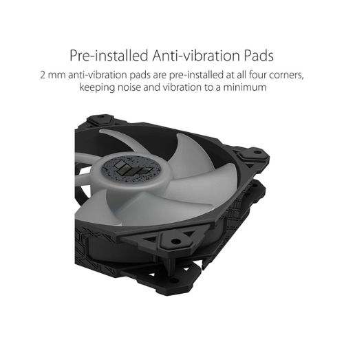 ASUS TUF GAMING TF120 ARGB Black Casing Cooling Fan