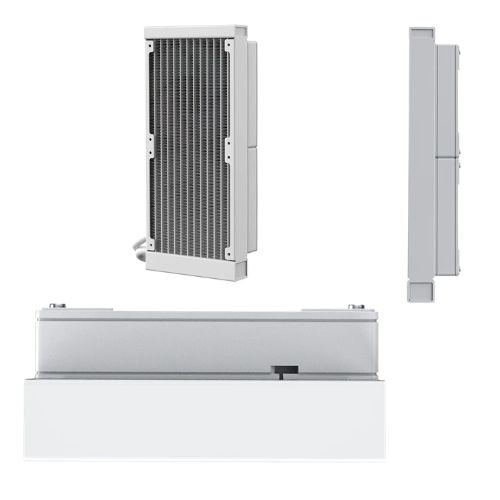 Redragon CCW-1019 RGB 240mm AIO White Liquid CPU Cooler with Digital Display