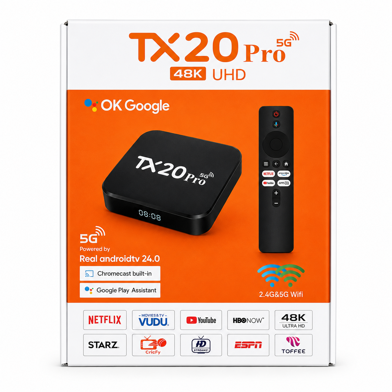 TX20 Pro Ultra HD Android TV Box