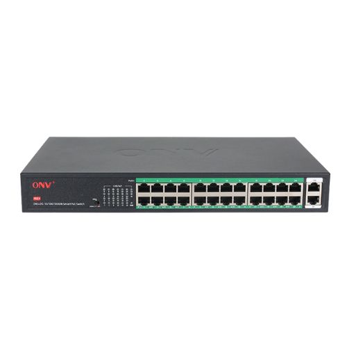ONV H1024PLS 24-port PoE Switch