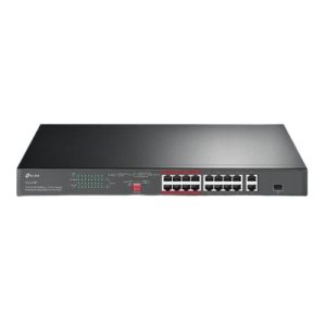 TP-Link TL-SL1218P 16-Port + 2-Port Gigabit Rackmount Switch