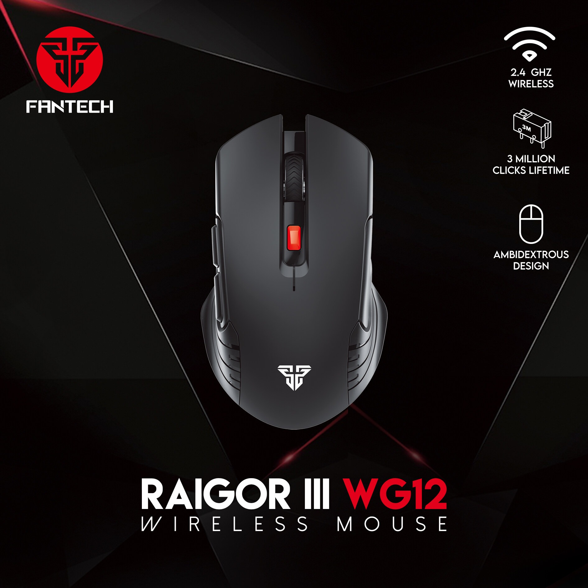 Fantech Raigor III WG12 Wireless Gaming Mouse