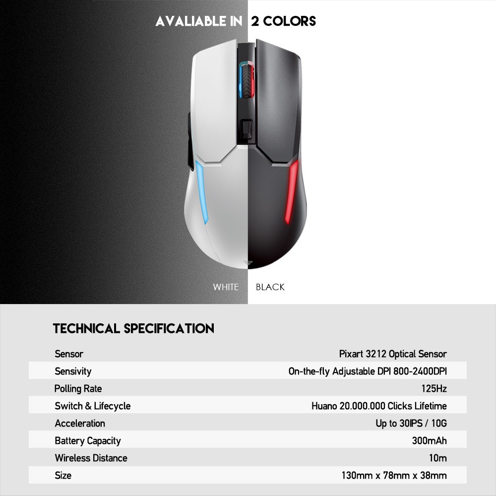 Fantech WGC2 Wireless Gaming Mouse