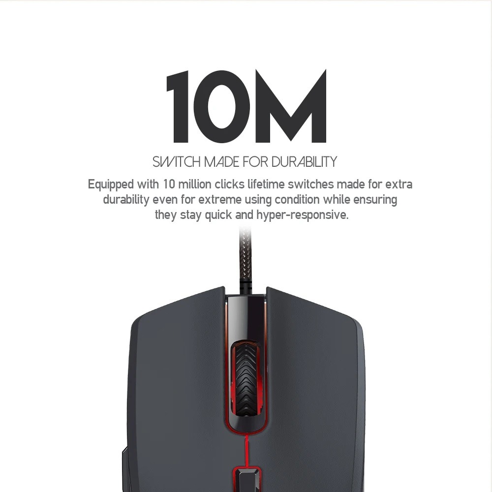 Fantech Crypto VX7 Wired White Gaming Mouse