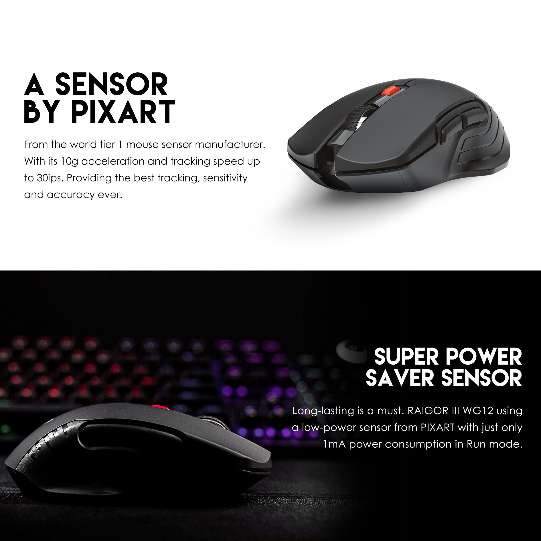 Fantech Raigor III WG12 Wireless Gaming Mouse
