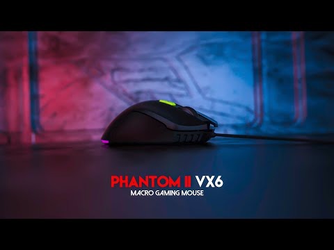 Fantech VX6 Phantom II RGB Wired Neon Black Gaming Mouse