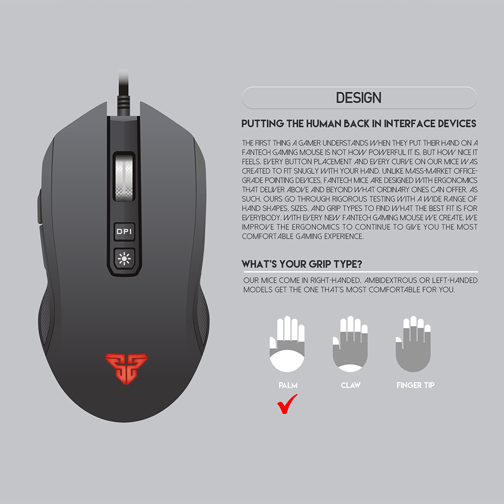 Fantech X9 THOR Macro RGB Gaming Mouse