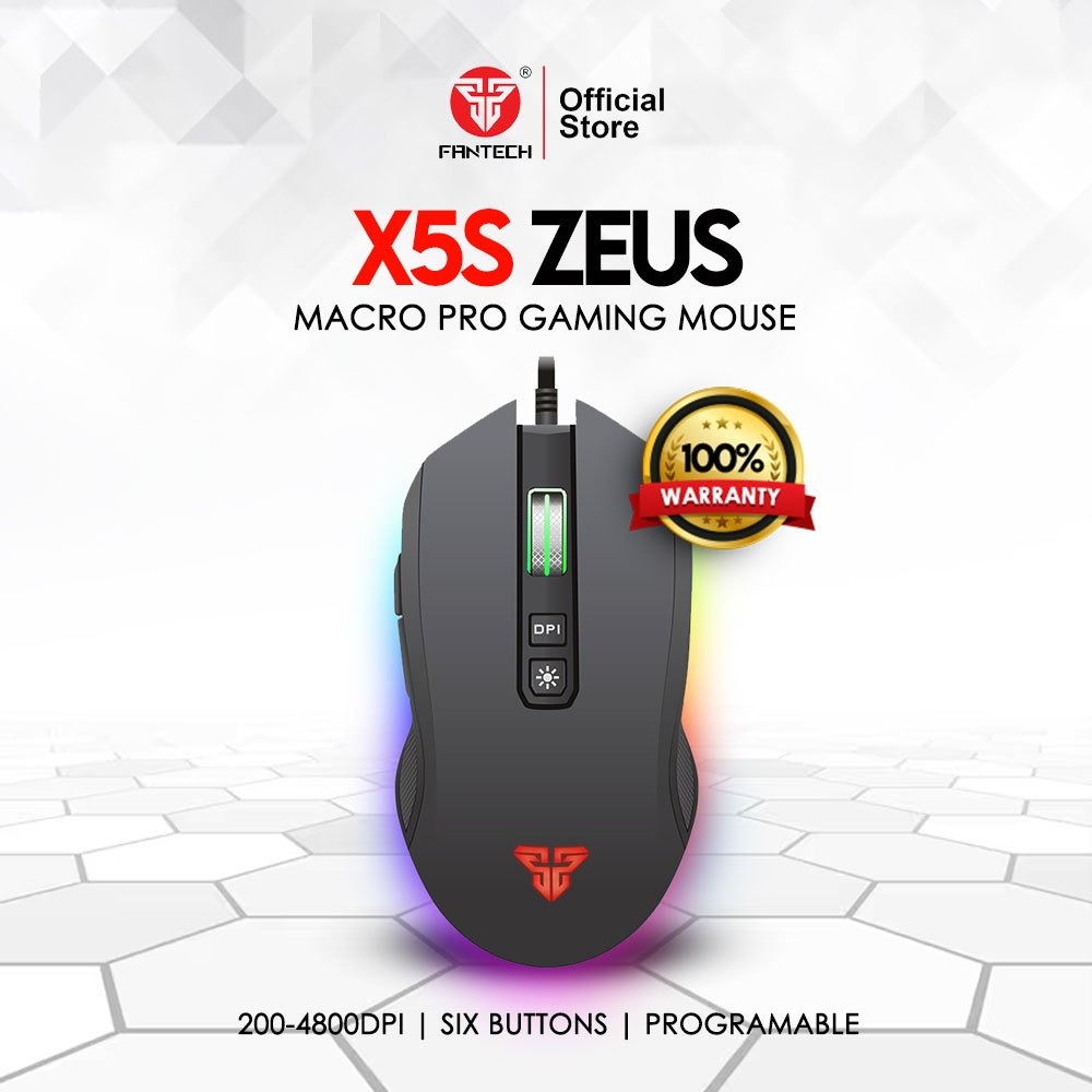 Fantech UX1 Hero Ultimate Macro RGB Gaming Mouse