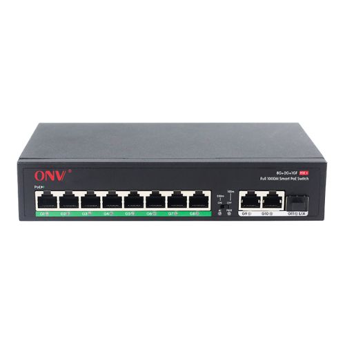 ONV-H3108PFD Gigabit 11-port PoE switch