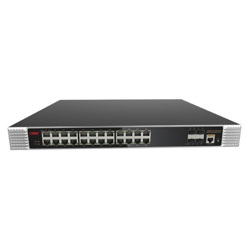 10G uplink 28-port L3 managed industrial PoE switch