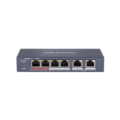 Hikvision DS-3E0106MP-E/M 6 Port Unmanaged PoE Switch