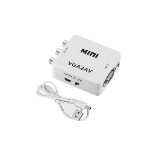 Mini VGA TO AV Full HD Converter