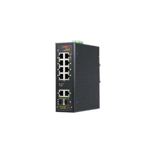 ONV-IPS31128PFB 10/100M 12-port industrial PoE switch
