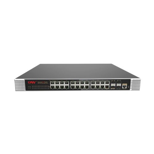 ONV-IPS33026PFM Gigabit 26-port L2+ managed industrial PoE switch