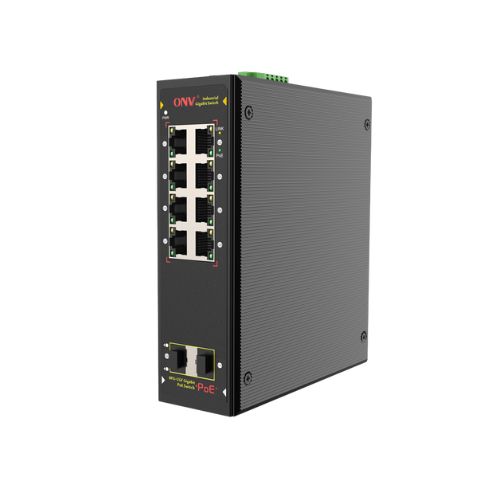 ONV-IPS33108PF Gigabit 10-port industrial PoE switch