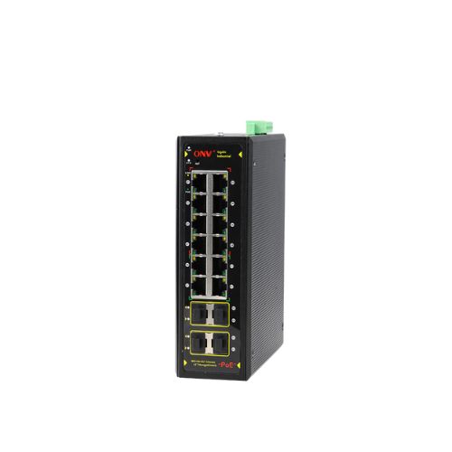 ONV-IPS33168PFM-4GF Gigabit 16-port L2+ managed industrial PoE switch