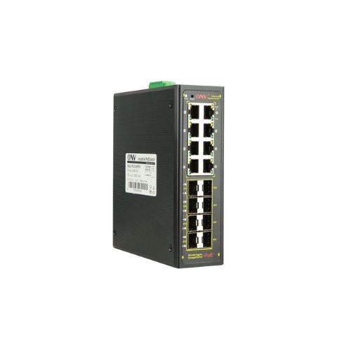 ONV-IPS33168PFM Gigabit 16-port L2+ managed industrial PoE switch