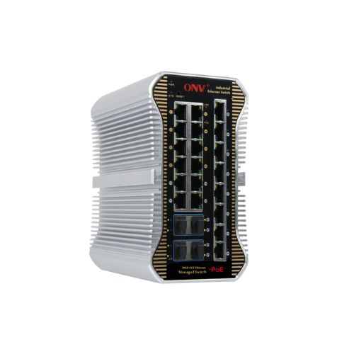 ONV-IPS36248PFM-8G 10G uplink 24-port L2+ managed industrial PoE switch