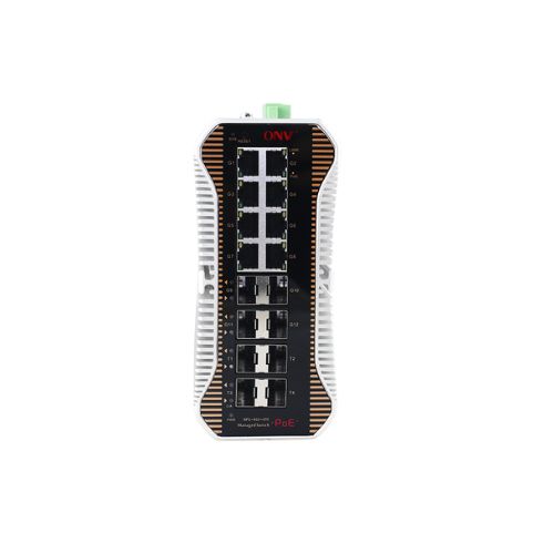 ONV-IPS56168PFM 10G uplink 16-port L2+ managed industrial PoE switch
