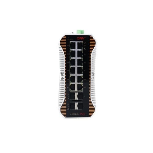 ONV-IPS56168PFM-4TF 10G uplink 16-port L2+ managed industrial PoE switch