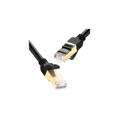 Ugreen NW107 Cat-7 F/FTP 0.5 Meter Black Patch Cord