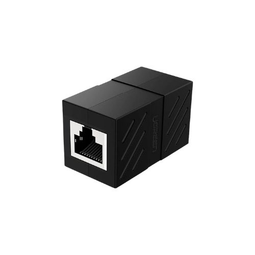 Ugreen NW114 CAT-7 RJ45 Female to Female Keystone Jack Black Coupler