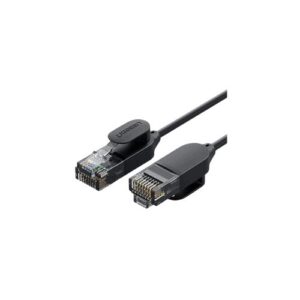 Ugreen NW122 Cat-6A U/UTP 0.5 Meter Black Patch Cord