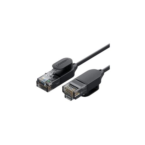 Ugreen NW122 Cat-6A U/UTP 0.5 Meter Black Patch Cord
