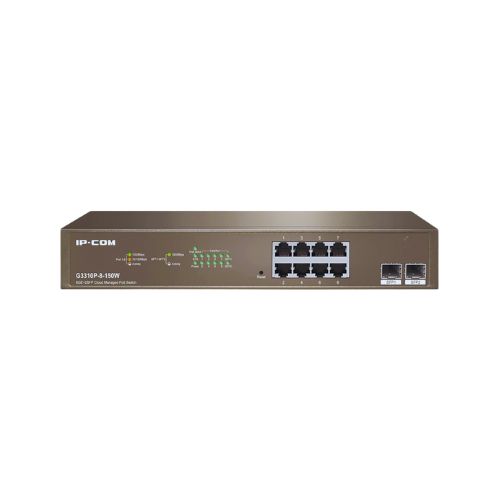 IP-Com G3310P-8-150W 10 Port Cloud Managed PoE Switch
