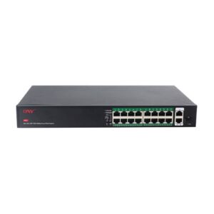 ONV H1016PFD-250 Gigabit Uplink 19-Port PoE Switch